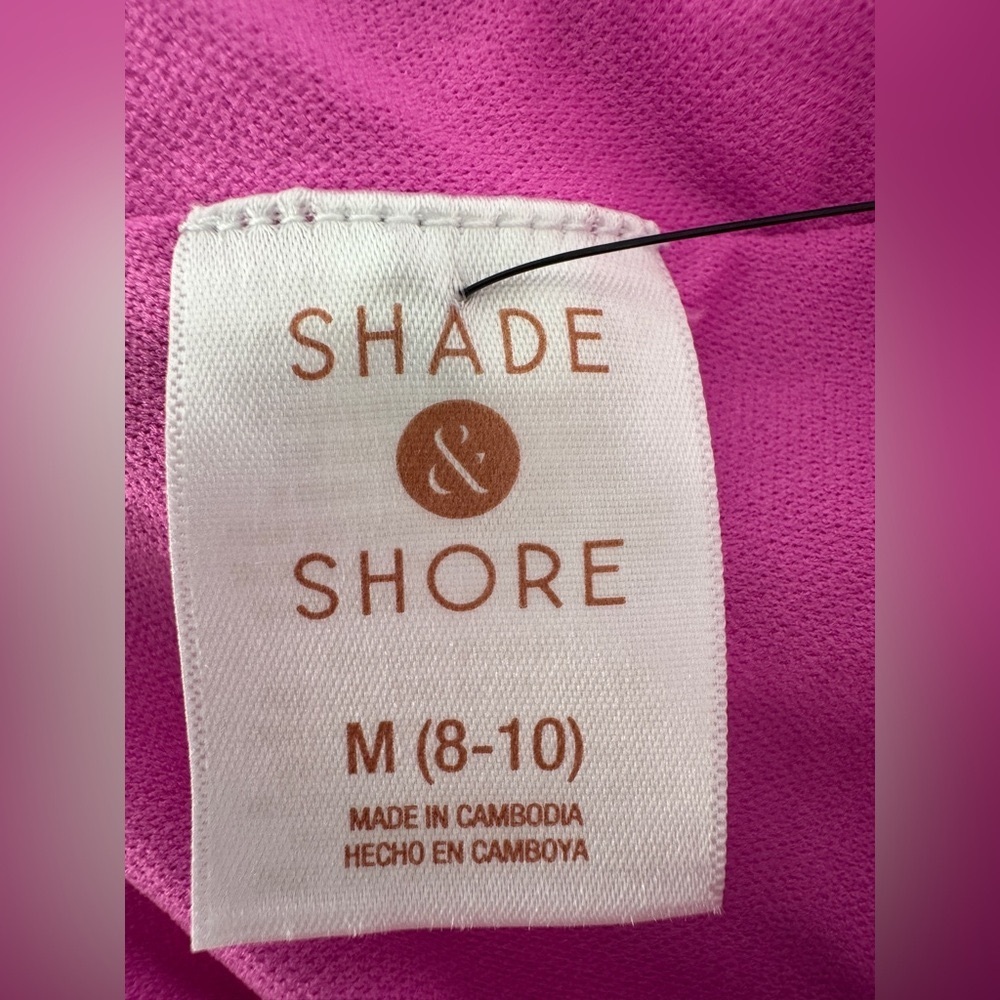 Shade & Shore Barbie Pink One Piece Swimsuit, Size Medium - NWT - Picture 10 of 12